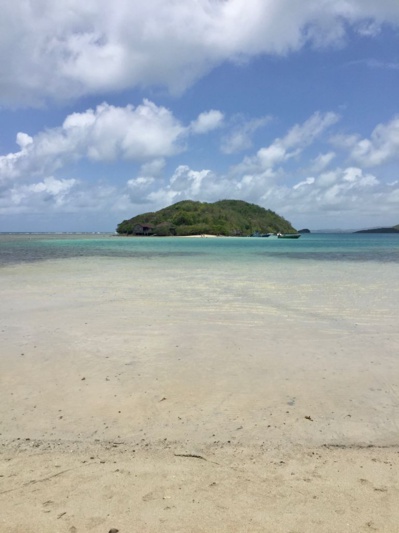 Plage de Chancel, vue sur îlet La Grotte