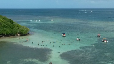 Fond blanc à l'îlet Madame