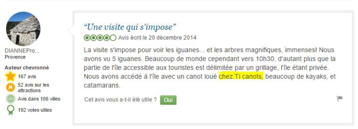 Visite et excursion à l'Ilet Chancel Visite et excursion à l'Ilet Chancel