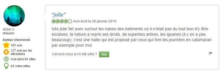 Visite et excursion à l'Ilet Chancel Visite et excursion à l'Ilet Chancel