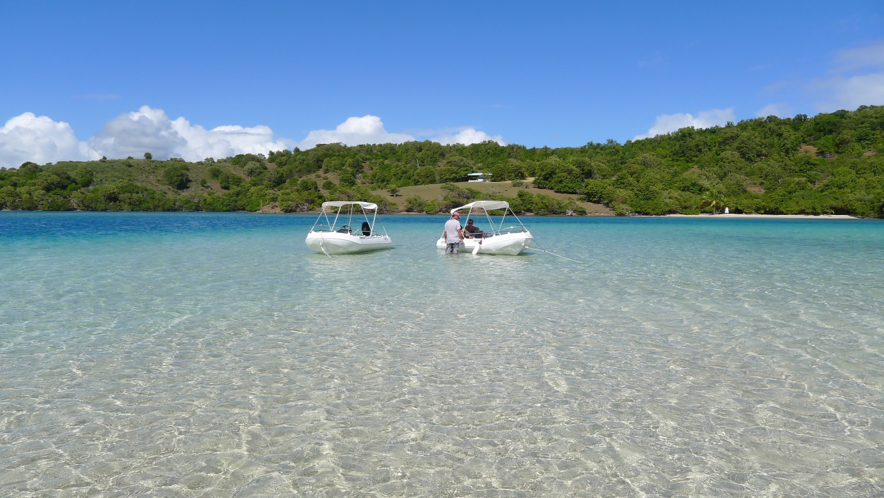 Fond Blanc entre l'îlet Chancel et l'îlet La Grotte